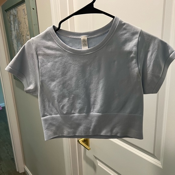 aerie Tops - Aerie cropped short sleeve